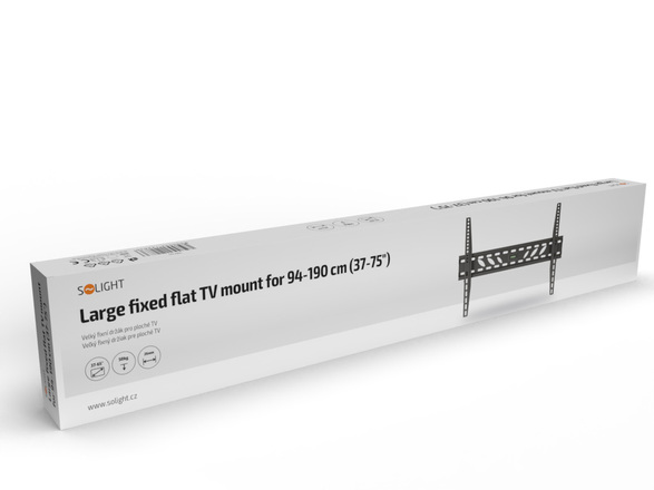 Solight velký fixní držák pro ploché TV, 94cm - 190cm (37'' - 75'') 1MF40