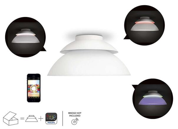 Philips HUE 71201/31/PH Hue WACA Beyond stropní LED svítidlo 18W 1200lm 2000-6500K IP20, bílé