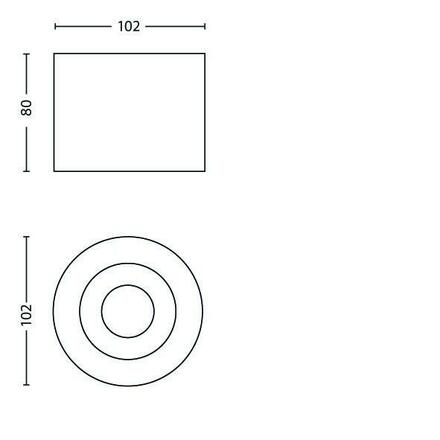 Philips NOV 2015 Phase SVÍTIDLO BODOVÉ BÍLÁ 1x4.5W SELV 53300/31/16