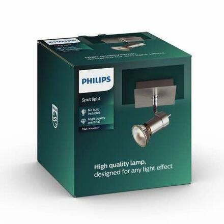 Philips TITAN SVÍTIDLO BODOVÉ GU10 max. 50W 230V, hliník