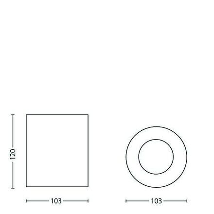 Philips PILLAR SVÍTIDLO BODOVÉ 1x50W 230V 56330/30/PN