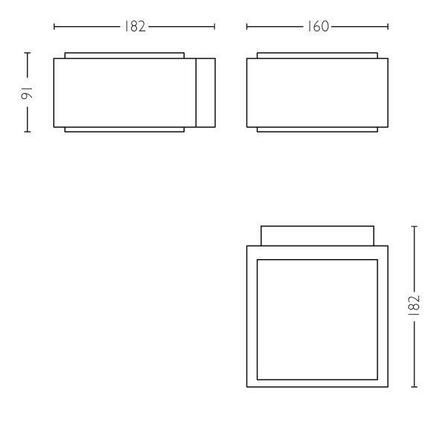 Philips NOV 2017 Hedgehog SVÍTIDLO NÁSTĚNNÉ VENKOVNÍ  1x42W 17337/93/PN