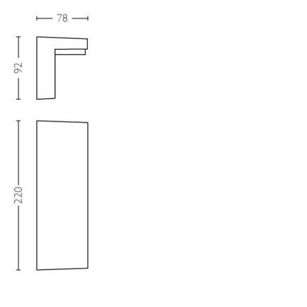 Philips NOV 2017 Bustan SVÍTIDLO NÁSTĚNNÉ VENKOVNÍ 2x4.5W 16483/93/P0