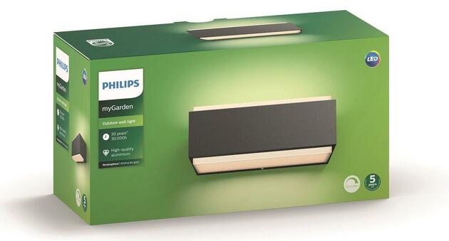 Philips NOV 2017 Stratosphere SVÍTIDLO VENKOVNÍ NÁSTĚNNÉ 2x 16487/93/P0