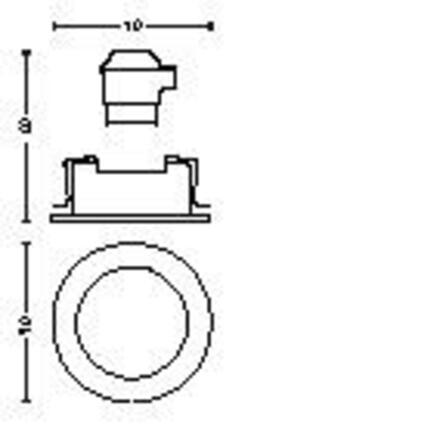 Zapuštěné bodové podhledové svítidlo Philips Enneper 50181/31/PN bílé