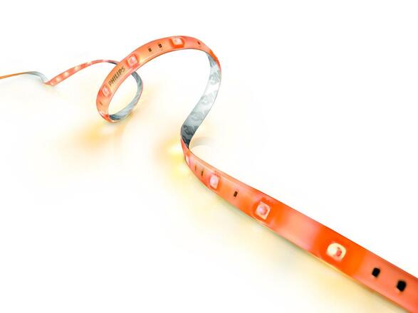Philips 70102/31/P6 Lightstrip LED pásek 5m 1x17W 450lm RGB krokové stmívání + ovladač IP20, transparentní