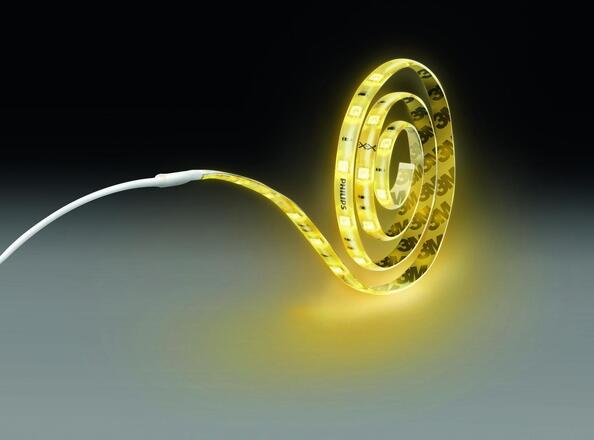 Philips 70102/31/P6 Lightstrip LED pásek 5m 1x17W 450lm RGB krokové stmívání + ovladač IP20, transparentní