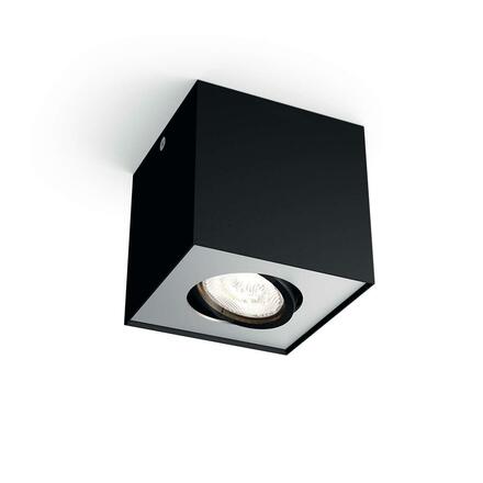 LED Bodové svítidlo Philips Box 50491/30/P0 černé 1x4,5W