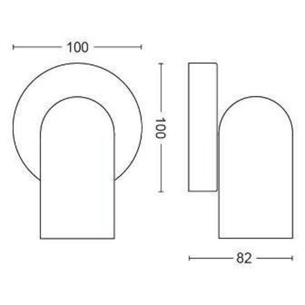 Bodové svítidlo Philips Pongee 50581/31/PN bílé 1x max.10W