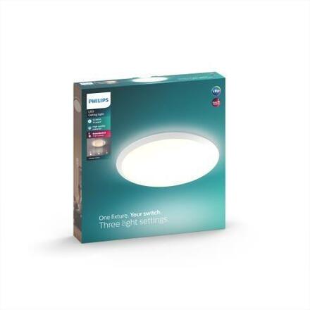 LED Stropní svítidlo Philips Canaval SceneSwitch 32809/31/P0 bílé 35cm