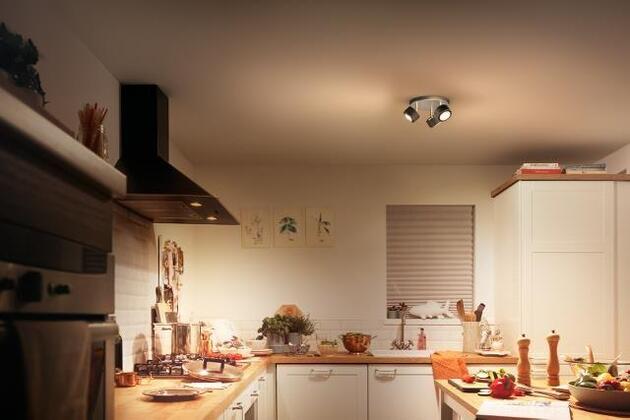 Philips Ferano bodové svítidlo LED 3x4,3W 1290lm 2700K IP20, černá