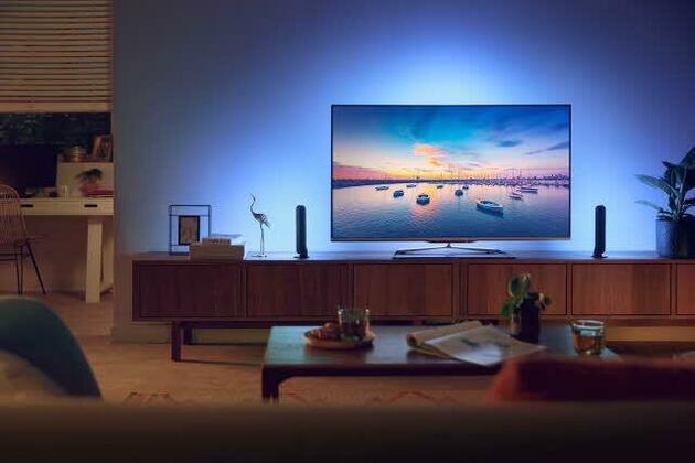 Hue LED White and Color Ambiance Stolní svítidlo Philips Play double pack 78202/30/P7 černý 2200K-6500K RGB