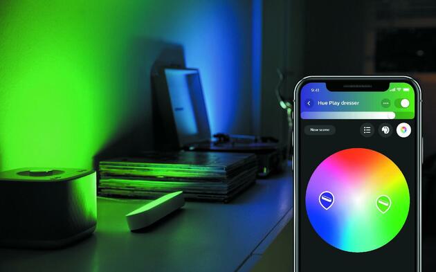 Hue LED White and Color Ambiance Stolní svítidlo Philips Play extension kit 78203/31/P7 bílý 2200K-6500K RGB