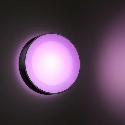 Hue LED White and Color Ambiance Venkovní nástěnné svítidlo Philips Daylo 17465/30/P7 1x15W černé