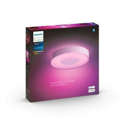 Hue Bluetooth LED White and Color Ambiance Stropní svítidlo Philips Infuse M 41163/31/P9 33,5W 2350lm 2000-6500K RGB IP20 bílé, stmívatelné