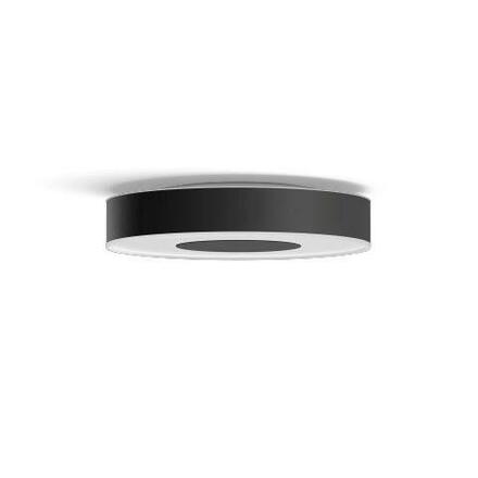 Hue Bluetooth LED White and Color Ambiance Stropní svítidlo Philips Infuse M 41163/30/P9 33,5W 2350lm 2000-6500K RGB IP20 černé, stmívatelné