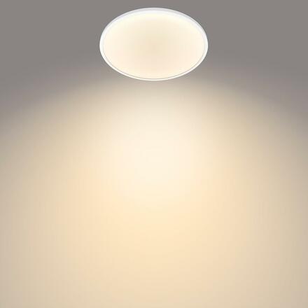 LED Stropní svítidlo Philips Clear SceneSwitch bílé CL550 8718699680978 18W 1500lm stmívatelné 2700K