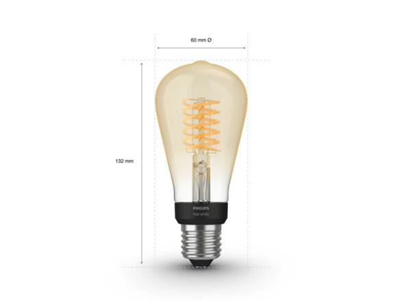 Hue Bluetooth LED White žárovka Filament E27 ST64 7W 550lm 2100K