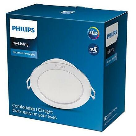 LED Zapuštěné bodové svítidlo Philips DIAMOND CUT DL251 8718699775131 5W 420lm 3000K IP20 10,5cm bílé