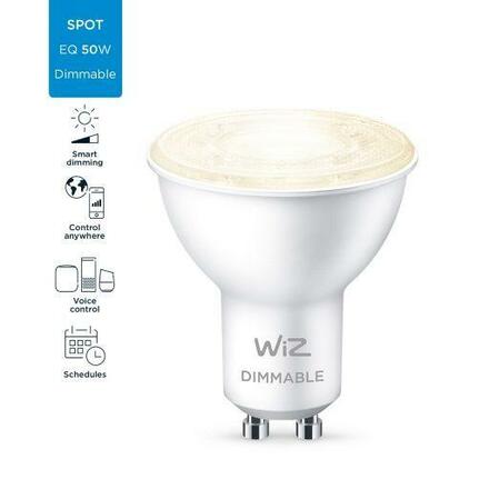 LED Žárovka WiZ Dimmable 8718699786250 GU10 PAR16 4,9-50W 345lm 2700K, stmívatelná