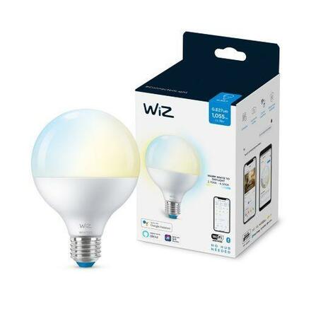 LED Žárovka WiZ Tunable White Globe 8718699786335 E27 G95 11-75W 1055lm 2700-6500K, stmívatelná