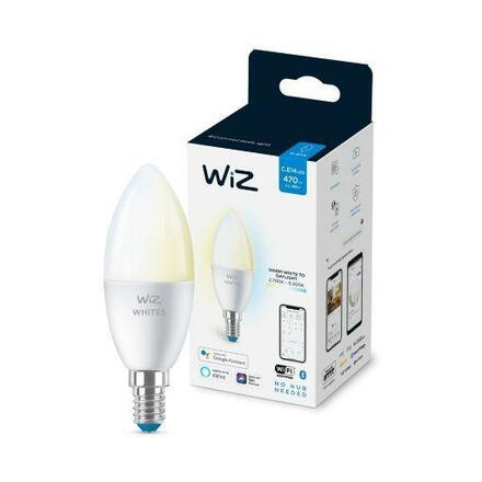 LED Žárovka WiZ Tunable White 8718699787073 E14 C37 4,9-40W 470lm 2700-6500K, stmívatelná