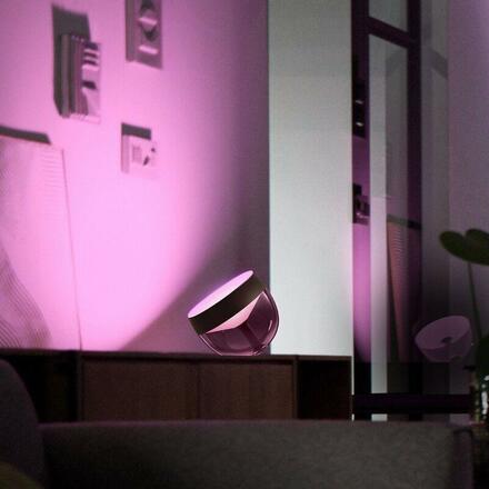 Hue LED White and Color Ambiance Bluetooth Stolní lampa Iris 8719514264489 8,1W 570lm 2000-6500K RGB IP20 černá