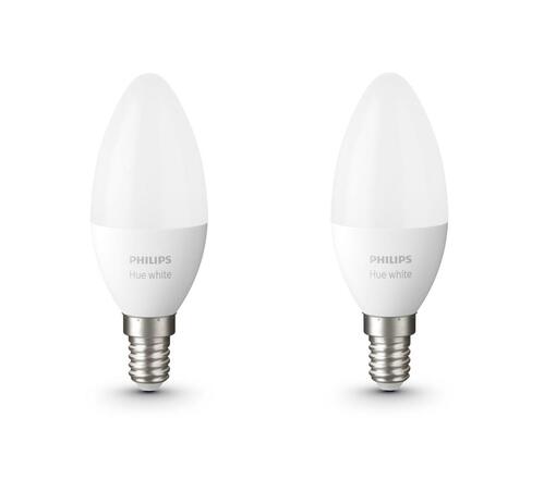 Philips HUE 8718699671273 Hue Bluetooth set 2x LED žárovka white E14 5,5W 470lm 2700K