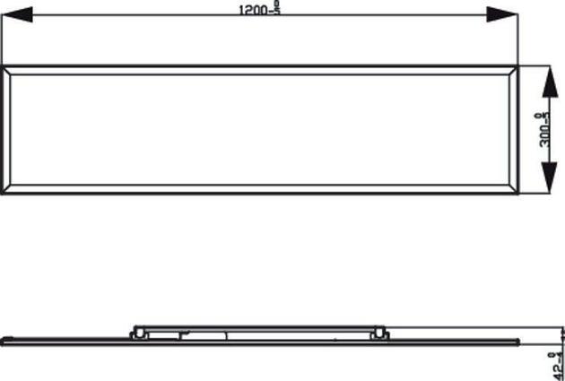 LED Stropní přisazený panel Philips Superslim Touch CL560 8719514326729 36W 3300lm 2700K IP20 120x30cm bílý, 3-krokové stmívání