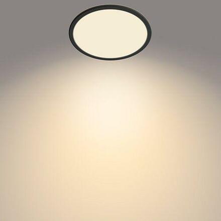 LED Koupelnové svítidlo Philips Superslim CL550 8719514327207 15W 1300lm 2700K IP44 25cm černé, 3-krokové stmívání