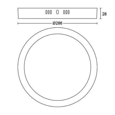 LED Stropní přisazené svítidlo Philips Magneos 8719514328754 20W 2000lm 2700K IP20 28,6cm kulaté bílé