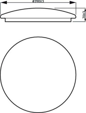 LED Stropní přisazené svítidlo Philips Moire CL200 8719514334991 20W 2300lm 4000K IP20 39cm bílé