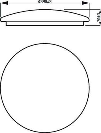 LED Stropní přisazené svítidlo Philips Moire CL200 8719514335110 20W 2000lm 2700K IP20 39cm bílé