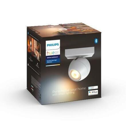 Philips HUE WA Buckram bodové LED svítidlo GU10 5W 2200-6500K IP20, bílé