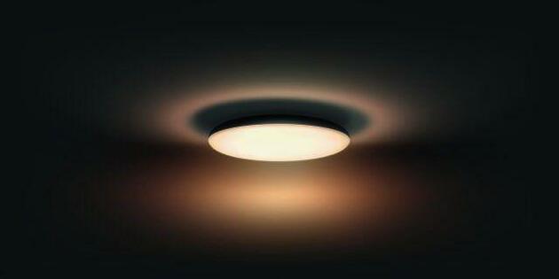 Hue LED White Ambiance Stropní svítidlo Philips Cher BT 8719514341173 33,5W 3000lm 2200-6500K 240V, černé s dálkovým ovladačem a Bluetooth