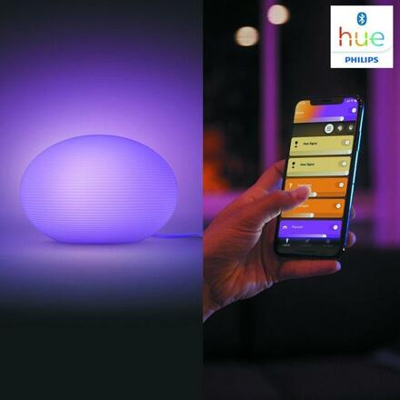 Hue Bluetooth LED White and Color Ambiance Stolní lampička Philips Flourish 8719514343481 bílá 2000K-6500K RGB
