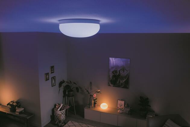 Hue Bluetooth LED White and Color Ambiance Stropní svítidlo Philips Flourish 8719514343504 bílé 2000K-6500K RGB