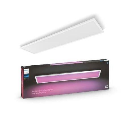 Hue Bluetooth LED White and Color Ambiance Stropní panel Philips Surimu 8719514355057 60W 4150lm 2000-6500K RGB IP20 bílý, stmívatelný