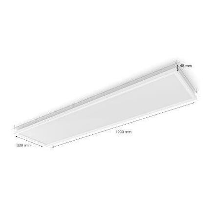 Hue Bluetooth LED White and Color Ambiance Stropní panel Philips Surimu 8719514355057 60W 4150lm 2000-6500K RGB IP20 bílý, stmívatelný