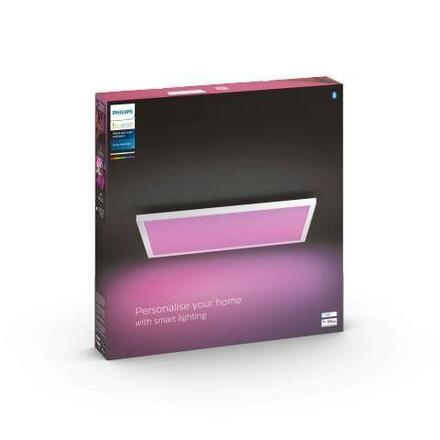 Hue Bluetooth LED White and Color Ambiance Stropní panel Philips Surimu 8719514355071 60W 4150lm 2000-6500K RGB IP20 bílý, stmívatelný