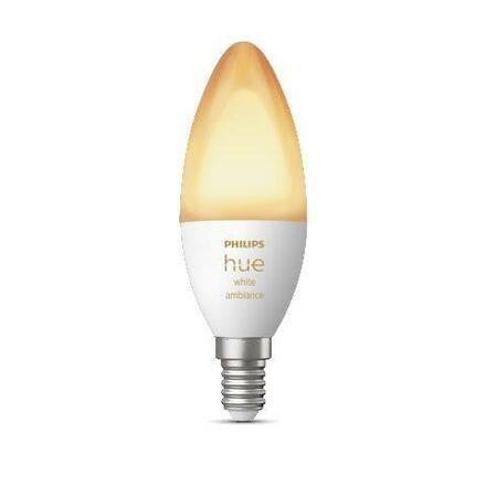 Philips HUE WA LED žárovka E14 B39 4W 470lm 2200-6500K IP20