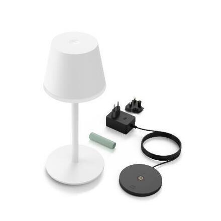 Philips HUE WACA Go venkovní stolní dotyková LED lampička 6,2W 530lm 2000-6500K RGB IP54, bílá