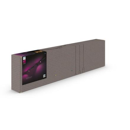 Philips HUE Perifo lištové svítidlo se 4 spoty, LED WACA 20,8W 2040lm 2000-6500K RGB, černá