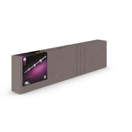 Philips HUE Perifo lištové nástěnné svítidlo se 3 spoty, LED WACA 15,6W 1530lm 2000-6500K RGB, černá