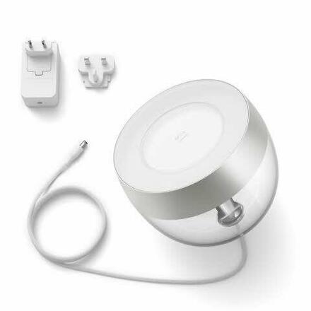 Philips HUE WACA Iris stolní LED lampa 1x8,1W 570lm 2000-6500K RGB IP20, stříbrná