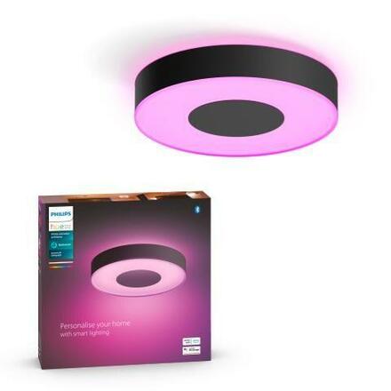 Philips HUE Hue WACA Xamento M stropní LED svítidlo 33,5W 2350lm 2000-6500K RGB IP44 38cm, černé