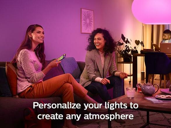 Philips HUE WACA LED Luster žárovka E14 5,1W 470lm 2000-6500K RGB IP20, stmívatelné