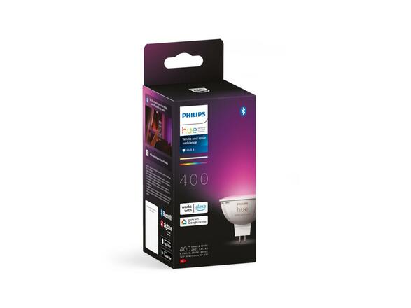 Philips HUE WACA LED žárovka GU5,3 MR16 6,3W 12V 400lm 2200K-6500K RGB IP20