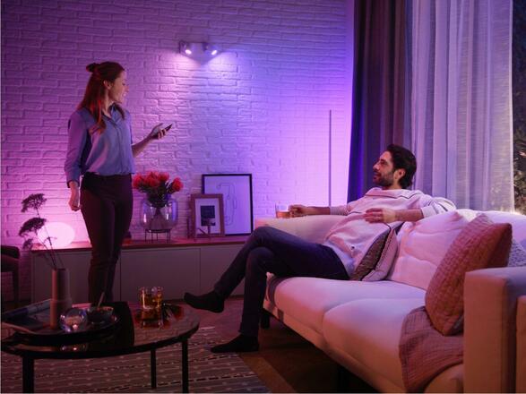 Philips HUE WACA LED žárovka GU5,3 MR16 6,3W 12V 400lm 2200K-6500K RGB IP20