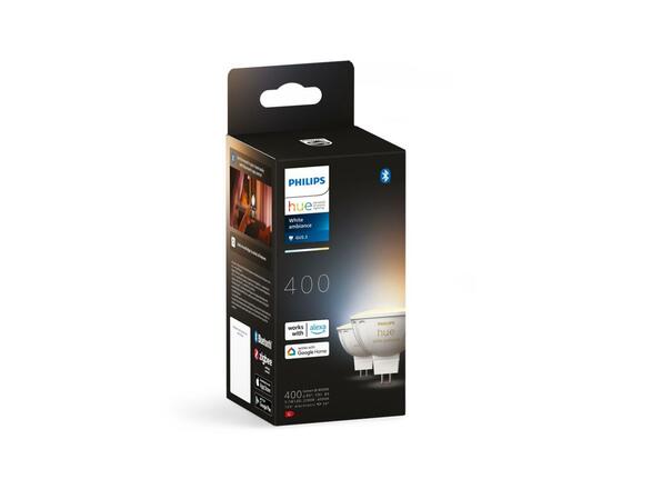 Philips HUE WA sada 2x LED žárovka GU5,3 MR16 5,1W 12V 400lm 2200K-6500K IP20